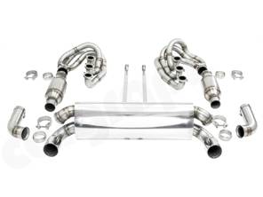 CARGRAPHIC GT Sportuitlaatsysteem Backdate 740mm, met ID42 GT spruitstukset, zonder verwarming. Porsche 964 Carrera 2/4/RS - 96411104504, 96411104605, 96411104502, 96421103905, 96421103932, 96421104004