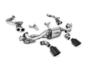 Milltek Sportauspuffanlage mit GPF/OPF-Bypass, Cerakote Black GT-115 Endrohren. Porsche 718 Boxster / Cayman 2020>> - 982251053E, 982251053K, 982251053F, 982251053H, 982251053D, 982251053G, 982254351B, 982254351L, 982254351AA, 982254351P, 982254351R, 982254350B, 982254350L, 982254350AA, 982254350P, 982254350R - SSXPO185