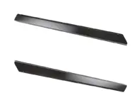 Kit di protezione per soglia porta in alluminio nero. Porsche 911 1965-73 - 90155111550, 90155111650, 90155111551, 90155111651 - 1689815570, 1689815580