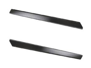 Kit di protezione per soglia porta in alluminio nero. Porsche 911 1965-73 - 90155111550, 90155111650, 90155111551, 90155111651 - 1689815570, 1689815580