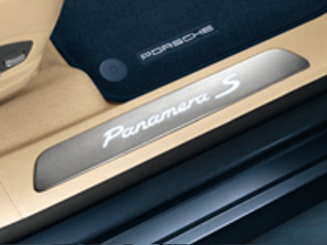 Seitenschwellerleisten Aluminium beleuchtet. Porsche Panamera >>2011 - 97004480027, 97004480028, 97004480029, 97004480025, 97004480026