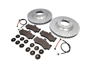 Pastillas de Freno DELANTERO y Paquete de Disco de Freno. Porsche 997 GT3 - 99735140990, 99735141090