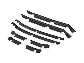 Jeu de joints d'étanchéité pour carrosserie du modèle G. Porsche 911 76-89 - PCG79950307, 91150318501, 91150318601, 91150332500, 91150332600, 91179950307, 91155951100