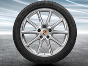Cerchi in lega da 20' Cayenne Design e pneumatici invernali Porsche originali - 9Y0044610B