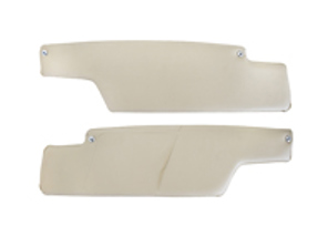 Juego de viseras parasol, Marfil. Porsche 914 1970-76 - 91473104312, 91473104412
