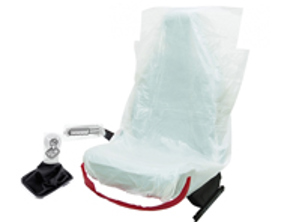 Wegwerp 5-in-1 autoservice-beschermingsset - 100 sets, PBM-bescherming