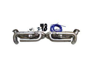 Echappement avant X-Pipe DesignTek avec interrupteur valvetronic Porsche 991 S 3.8L - 115280-04, 99111133105, 99111133107, 99111133104, 99111133106