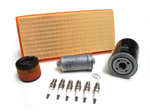 Service-onderhoudsset voor Porsche 911 1978-80 180bhp Small Kit Olie, luchtfilters, bougies en meer - 93010776403, 93011019600, 91111018502, 93011340100, 90012311830, 99917016290, 00004400204