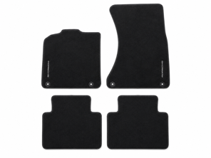 Tapis de sol avec bordure en nubuck. Porsche Macan LHD - 95B864435B, 95B864435DOS5, 95B864435DOT7, 95B864435DOR4, 95B864435DOL7