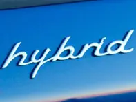 'HYBRID' - Insignia trasera cromada para Porsche 970 Panamera - 97055926500