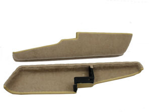 Door pocket bins SET of 2 with beige carpet Porsche 911 / 964