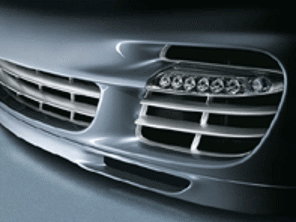 Frontstoßstangengitter Turbo Porsche 997 2005-08