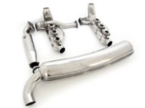 Auspuff Single Outlet 60mm & Wärmetauschersystem Porsche 911 1974-83 - 91133091101S, 91122092100S, 91122092201S, 93011116905, PCG91121100, 92201KIT