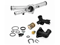 Verbesserter Kühlmittelthermostat-Satz. Porsche 958 Cayenne 3,6 l - 95810606000, 99760641000, 95810613100, 95810612602, 95510613200