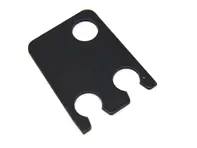 Main folding bow spacer plate 1mm. Porsche 911 78-89 / 964 / 993 - 91156142301
