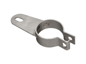 Auspuffschelle mit Halter Edelstahl 43mm. Porsche 356B / 356C - 61611102500 - PRS121