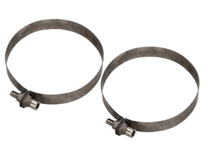 Titanium Exhaust strap set. Porsche 911 1965-83 - 90111115704