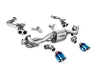 Sistema di scarico sportivo Milltek con bypass GPF/OPF, terminali GT-115 in titanio bruciato/blu. Porsche 718 Boxster/Cayman 2020>> - 982251053E, 982251053K, 982251053F, 982251053H, 982251053D, 982251053G, 982254351B, 982254351L, 982254351AA, 982254351P, 982254351R, 982254350B, 982254350L, 982254350AA, 982254350P, 982254350R - SSXPO187