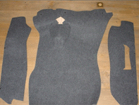 Set di tappeti per bagagliaio. Porsche 911 1977-85