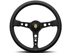 Prototipo de volant - cuir noir / noir - Momo