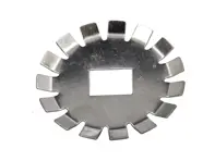 Querlenker Kugelgelenk vorne - Sicherungsblech. Porsche 911 1969-89 / 914 1972-76 - 90134142600 - URO-010071, PR98001P, 36300