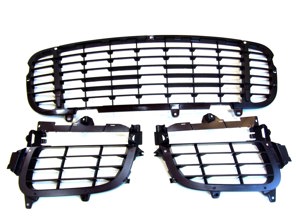 Griglie del paraurti anteriore. Porsche 957 Caienna - 955505681129B9, 955505682129B9, 955505683119B9