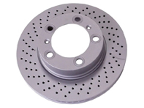 Brake disc rotor, Front. Standard Coat Z. Porsche 987 (98735140101 and 98735140201) - 98735140101, 98735140201, 460.1568.20, 460.1569.20 - 460.1568.20, 460.1569.20