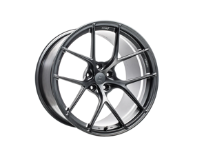 Jante en alliage forgée à 5 branches Titan 7 T-S5, finition titane satiné à l'avant, 9 x 20. Porsche 9J1 Taycan - TS502090045513071ST