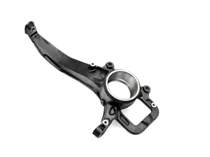 Steering knuckle, Front. Porsche 955 / 957 Cayenne - 95534115510, 95534115610 - 01469-1, 01469-2