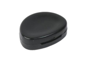Bouton noir pour le contrôle du chauffage/ventilation. Porsche 914 / 911 - 90157191700 - URO-009079, 1688000400