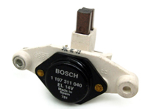 Voltage regulator for alternator. Porsche 911 1969-73 / 914 >>1971 - 92860314200, 92860314200, 96460314100, 5DR 004 242-061, 5DR004242061, 92860314201