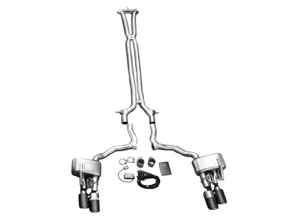 Kit d'échappement en titane Slip-On Line et tube de liaison. Porsche 976 Panamera turbo S E-Hybrid - 976253601, 976253601HY, 976253600, 976253600HY - S-PO/T/5H, L-PO/T/19