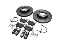 Remblokken VOOR en remschijfpakket. Porsche 987 Boxster S / Cayman S - 99735193906, 99635140601, 99635140501, 95535296000, 99761275901, 99761275601