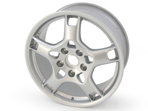 19' Carrera S Alloy rear wheel Original Porsche for 997.1 Carrera 4 / Carrera 4S - 99736216200