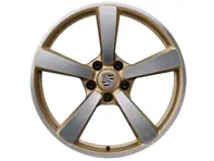 Center lock Cerchio posteriore in lega Turbo S Exclusive Design con finitura Platinum Silver Metallic da 21" 12J ET70 - 992601025AEOP9
