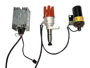 Zündkit für CIS Einspritzung mit 3 Pin Gen 6 CDI Modul. Porsche 911 2.7 / 2.7S - 91160270700, 91160270700/1, 90160250200/3, 911602021/2, 90160250200, 911MF126 - SC010, 911CF126, 911906