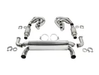 Sistema di scarico sportivo CARGRAPHIC GT Backdate 740mm, con collettori, senza riscaldamento. Porsche 964 Carrera 2/4/RS - 96411104504, 96411104605, 96411104502, 96421103905, 96421103932, 96421104004