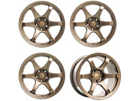 Titan 7 Forged T-D6E 6-Speichen-Leichtmetallradsatz 19" Techna Bronze. Porsche 981 Cayman GT4 / 718 Cayman GT4 - TD6E1990048513071TB, TD6E1911052513071TB