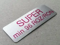 Super Fuel-sticker. Porsche 911 (930) 1975 – 1989 - 93070120304 - CB.930.701.203.04