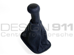 Cuir de levier de vitesses NOIR. Porsche 944 1986>> - 944424075001AJ, 94442407500