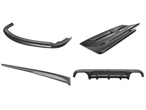 Kit aerodinamico Tradition RS (corpo largo). Porsche 997.1 C4 - P997.20.7000, P997.20.1020, P997.20.2020, P997.20.3020, P997.20.3021, P997.20.3040