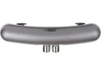 Uitlaat demper / demper achterbak. Porsche 911 1964-73 2 IN / 2 UIT 76 mm uitlaat - 1620610000, 92.520DUAL, 92520DUAL, 91111102500, 91111102505, 91111102501 - 92.520DUAL, 1620610000
