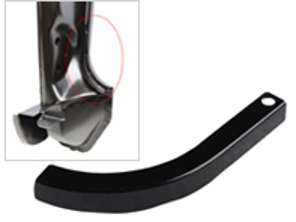 Pièce de réparation de montant de charnière de porte (poteau A). Porsche 911 / 964 / 993 - 90150130520, 90150130620, 90150130520GRV, 90150130620GRV, 1681900880, 1681900870, 91150103900, 91150104000, 91150103902, 91150104002, 99350203900GRV, 99350204000GRV