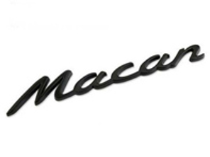 MACAN - Emblema trasero negro mate para Porsche 95B.1 Macan - 95B853675