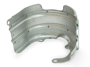 Bouclier thermique pour turbocompresseur. Porsche 996 Turbo - 99612321575, 99612321674