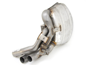 Exhaust sport muffler / silencer replacement. Porsche 997.2 - 99711151231, 99711151230, 99711151131, 99711151130