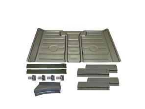 Bodenblechsatz hinten. Porsche 914 - 91450193924, 91450193711, 91450194300, 91450193782, 91450193783, 91450107611 - PP345