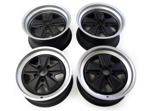 17' Style 548 Jantes en alliage de style Fuchs 7.5J et 9.0J pour voiture Porsche - 54801707535, 54801709016, TYREPACK6