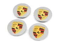 Radkappen mit farbigem Wappen für Porsche (4er Set) - 00004460707