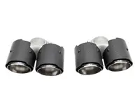 Escape Deluxe Quad-Style Tail Pipe Carbon Fiber. Porsche 997.1 Carrera S - 99711135101, 99711135102, 99711135103, 99711135104, 99711198102, 99711198103, 99711135201, 99711135202, 99711135203, 99711135204, 99711198202, 99711198203